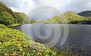 Connemara mountains as seen fromKylemore Abbey, Ireland.