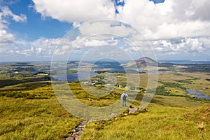 Connemara panoramic view