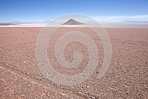 Cono de Arita in Salar of Arizaro at the Puna de Atacama, Argentina photo