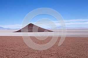 Cono de Arita in Salar of Arizaro at the Puna de Atacama, Argentina photo