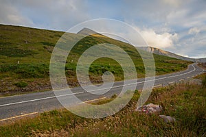 The Conor Pass is the highest mountain pass in Ireland