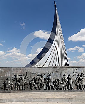 Conquerors of Space Monument, Moscow, Russia