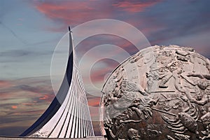 Conquerors of Space Monument, Moscow, Russia