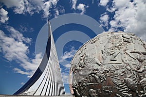 Conquerors of Space Monument, Moscow, Russia