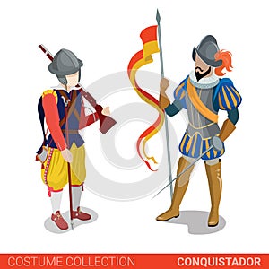 Conquistador medieval conqueror warrior fighter couple