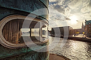 Conrol tower on Torvegade, Copenhagen