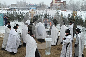 Consecration ice-hole - Epiphany