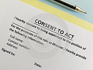 Consent