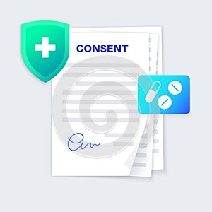 Consent form document
