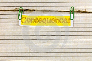 Consequences business action domino effect problem crises reaction failure crash strategy photo