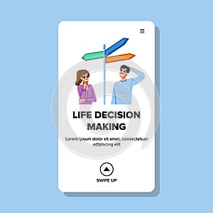 consequences life decision making vector