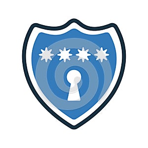 Conservancy, defensive, protection icon. Blue color design