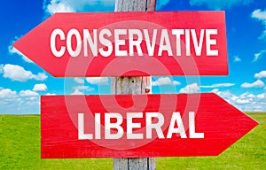 Conservative or liberal photo