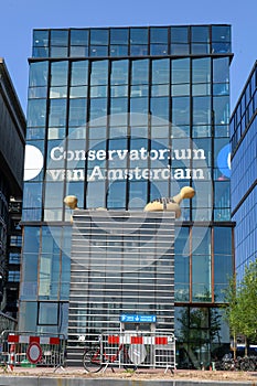 Conservatorium of Amsterdam on Holand