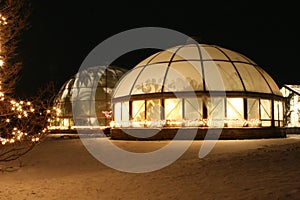 Conservatory on a Winter's Night