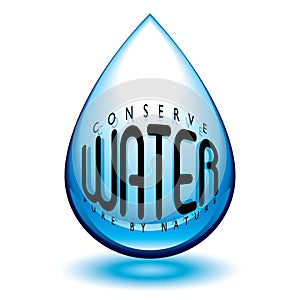 Conserve water photo