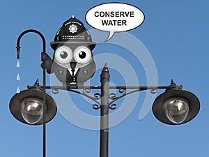 Conserve Water Message