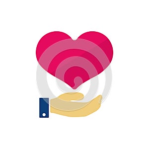 Consideration , help , kindness icon