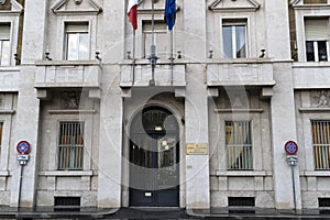 Consiglio superiore della magistratura judicial building in Rome photo