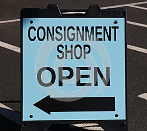 Consignment Shop sign