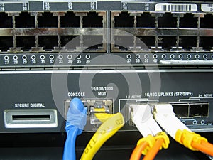 Console cable communications switch equipment