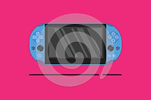 Console Game Portable Flat Design