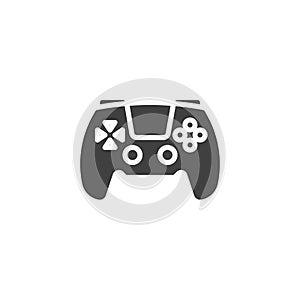 Console gamepad control vector icon