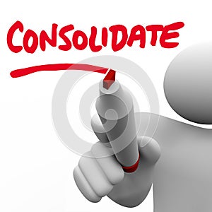 Consolidate Writing Word Combine Groups Stronger Company Consolidation