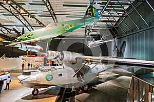 Consolidated PBY Catalina and Supermarine Spitfire aircraft