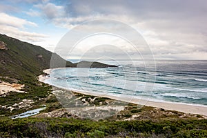 Conspicuous Cliff lookout view in Western Australia near the town of Walpole