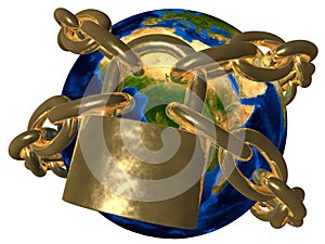 Conspiracy - Earth in golden chain - Europe