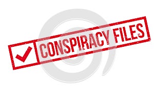 Conspiracy Files rubber stamp