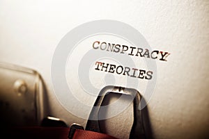 Conspiracy theories phrase