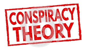 Conspiracy theory sign or stamp