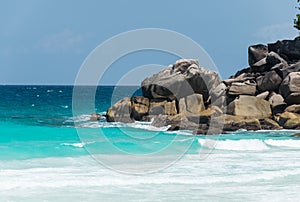 Constance Lemuria Beach, Seychelles.