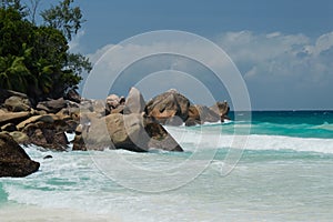 Constance Lemuria Beach, Seychelles.