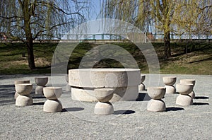 Constantin Brancusi's Table of Silence