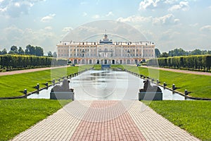 Constantine Konstantinovsky palace and park in Strelna, St. Petersburg, Russia