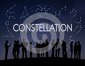 Constellation Astronomy Horoscope Fortune Telling Zodiac Concept