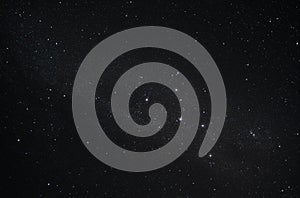 Constellation Cassiopeia and our galaxy the Milky Way