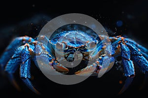 Constellation Crab, zodiac with starry sky, space. AI generation photo