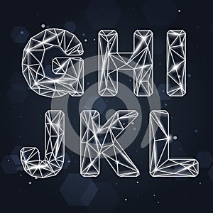 Constellation Geometric Font G-L