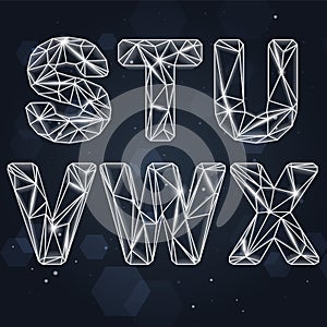 Constellation Geometric Font S-X photo