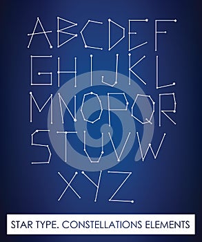 Constellation imitated type.