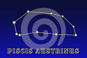 Constellation Piscis Austrinus photo