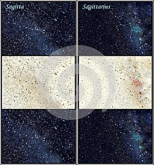 Constellation Sagitta Sagittarius photo