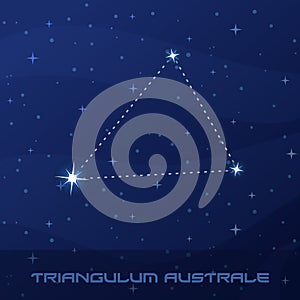 Constellation Triangulum Australe, Southern Triangle photo