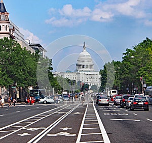 Constitution Avenue in Washington