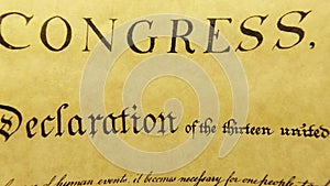 Constitution of United States Historical Document - We The People Bill of Rights