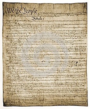 Constitution of United States photo